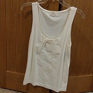 Kate Spade tank, cream, bows for days...🎀